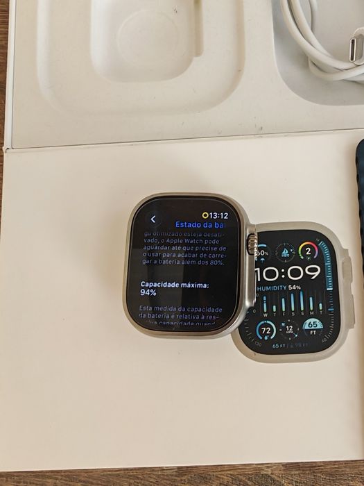 Apple Watch Ultra 2(2023) 49MM Cell Titanium Natural C/Garantia Aceito Retomas