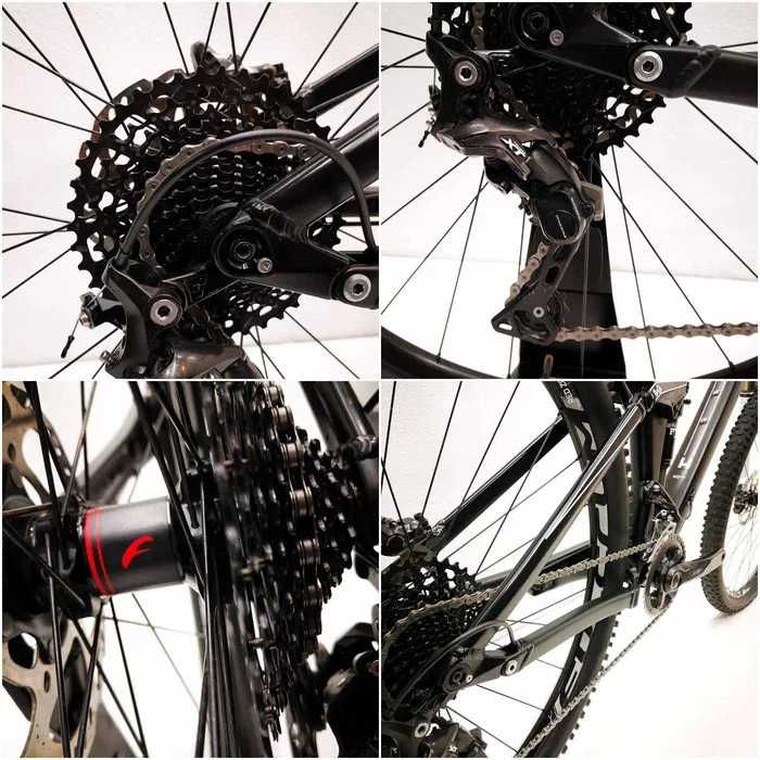 FULL KARBONOWY CUBE Stereo 120 HPA Race roz. 62 XL - FOX -XT