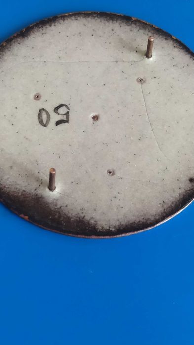 porcelanowa tarcza,zegarek kieszonkowy hiszpański,3 subtarcze,antyk