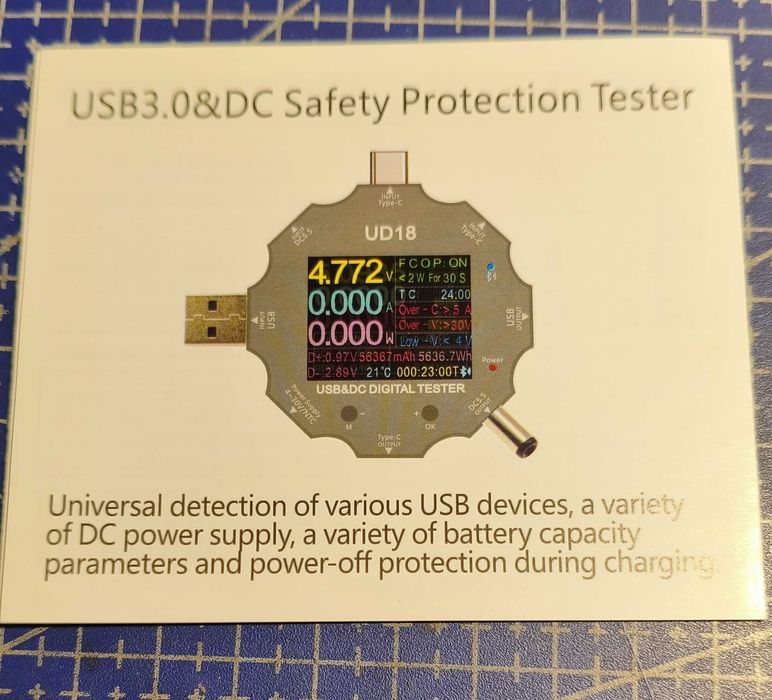 USB тестер для проверки емкости