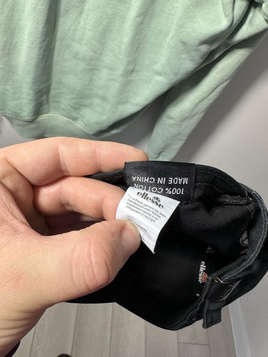 Чорна кепка ellesse , еліс , чорна кепка , rap style drill