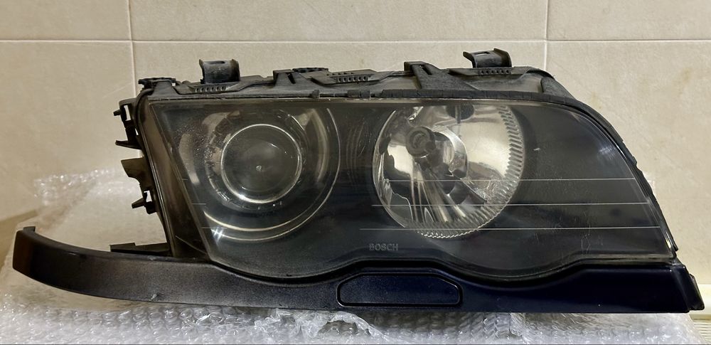 Farol xenon direito Bmw E46 Sedan + E46 Touring 1998 a 2001