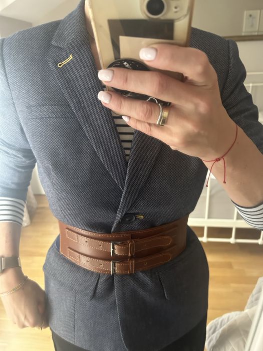 Heyton brytyjski styl żakiet marynarka 36/38