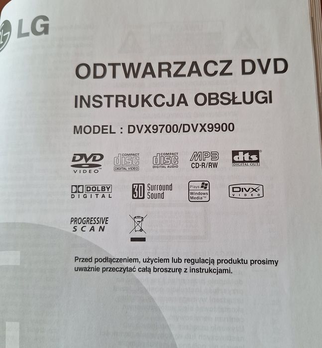Odtwarzacz DVD LG