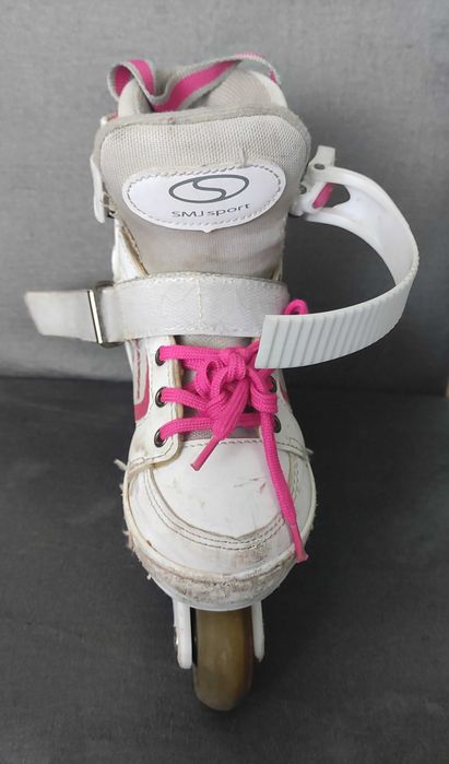 Łyżworolki dziewczęce regulowane 30÷33 20÷60kg SMJ Sport CRK 41 2 in 1
