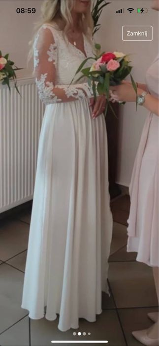 Весільня сукня з келихами