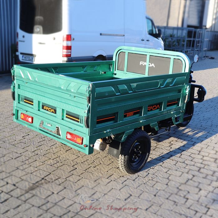 Електротрицикл вантажний FADA БІЗОН 1800W, зелений