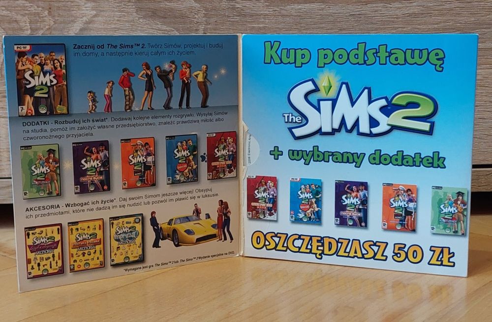 The Sims 2 dla początkujących - unikat dla kolekcjonera PL *PC*