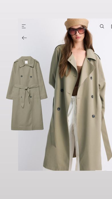 Жіночий плащ Stradivarius S,M,L