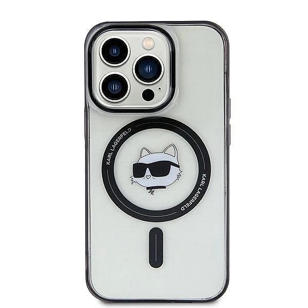 Etui Karl Lagerfeld IML Choupette's Head MagSafe do iPhone 15 - przezr