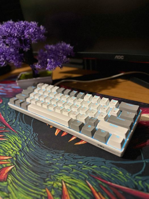 Механична клавіатура 60% + беспровідна миша