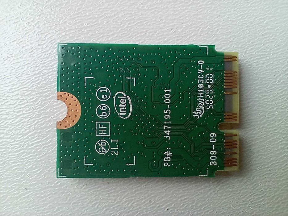 Плата WiFi+Bluetooth Intel 9560 NGW