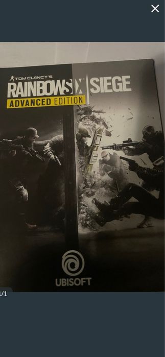 Manual jogo Ps4 Rainbow Six Siege