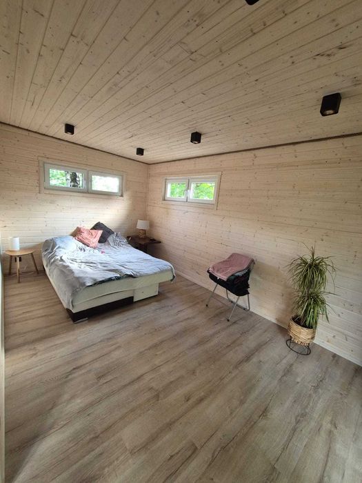 Domek drewniany szkieletowy 7x5 Kolumb