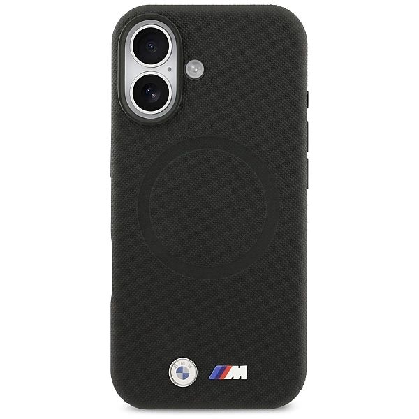 Etui BMW M FW Metal Logo MagSafe na iPhone 17 - czarne
