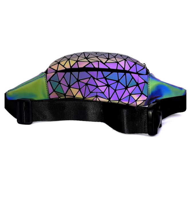 BAO BAO Поясна сумка бананка світловідбивна Хамелион