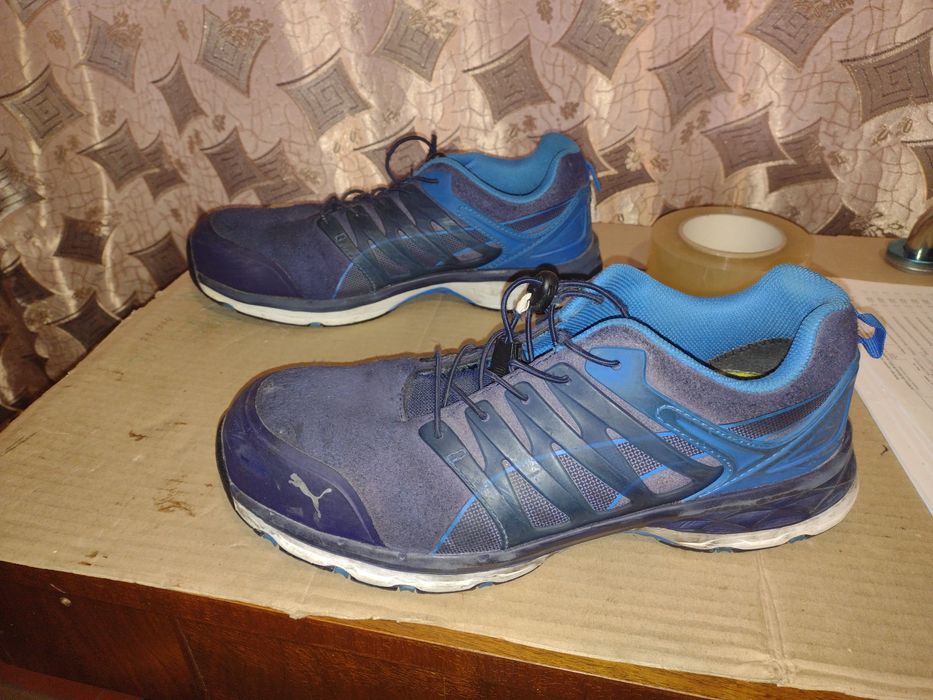 Кросівки робочі PUMA, шкіряні з захистом, розмір 44(30).