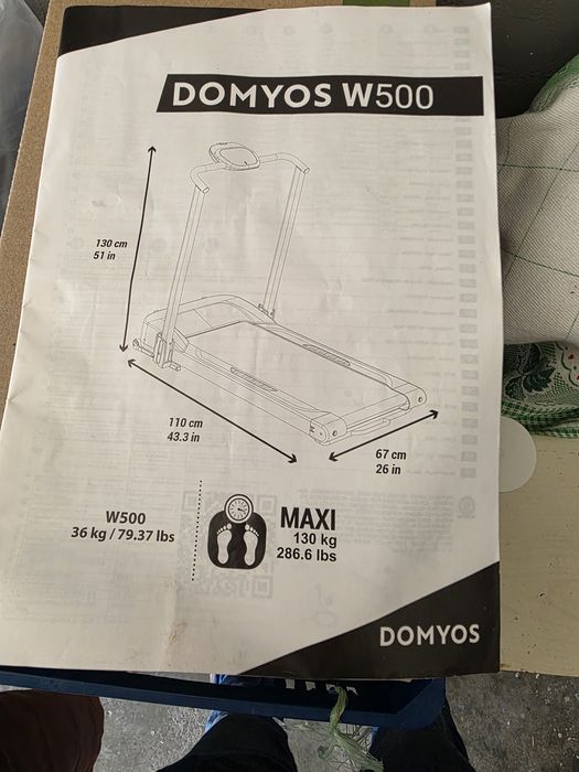 PaPssadeira de Rolante DOMYOS W500