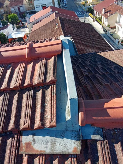 Limpeza e impermeabilização de telhados