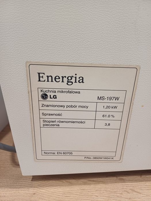 Mikrofalówka LG..