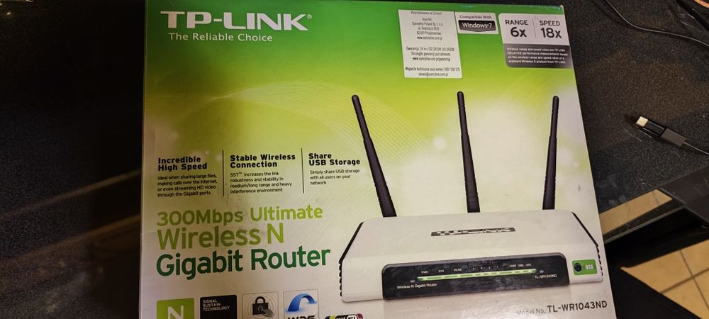 Router TP-LINK TL-WR1043ND