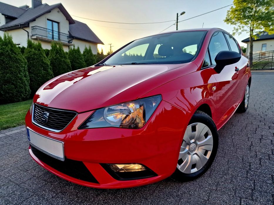 Seat Ibiza Salon Polska 98tyś km II-właś Lift 2014r Bezwypadkowy Serwis STAN BDB