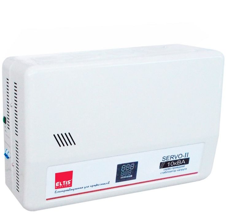 Стабілізатор  SERVO-II-TSDL-10000VA LED безступінчастий 7кВт. Новий!