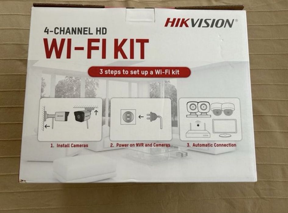 Kit 4 camaras de segurança  HIKVision