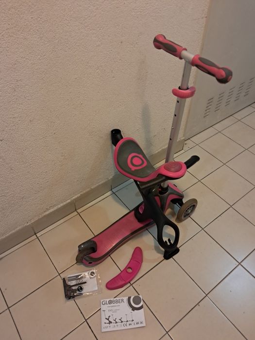 Trotinete globber evolutive rosa