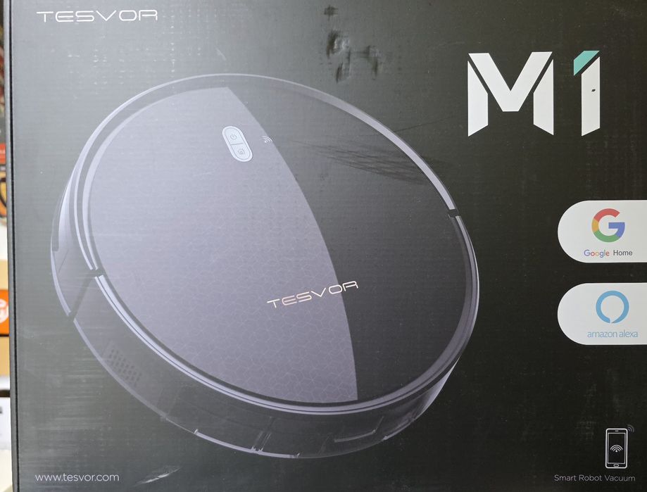 Tesvor M1 robot odkurzający moc 4000 PA Wi-Fi z mapą przestrzeni