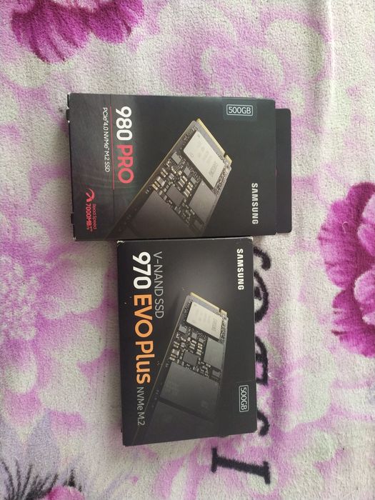 SSD Samsung 970 evo-plus 500gb/980 pro 500gb