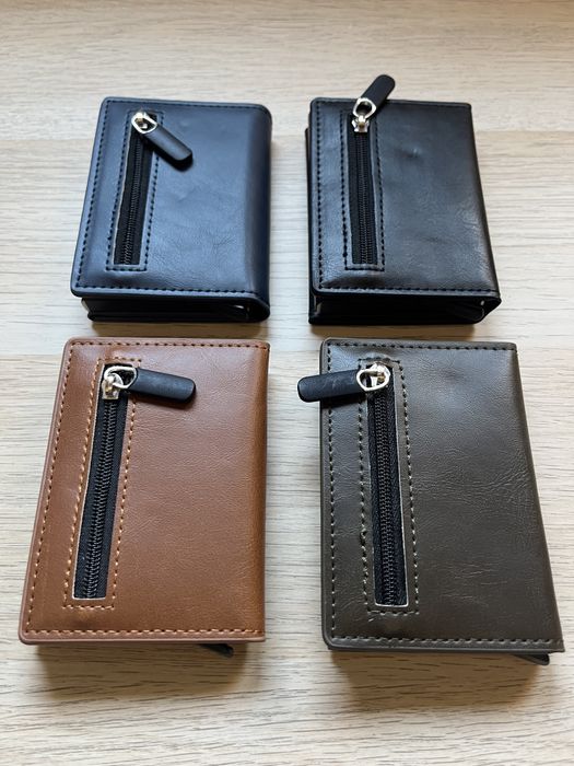 Novas carteiras RFID (proteção contactless) - Todas em pele