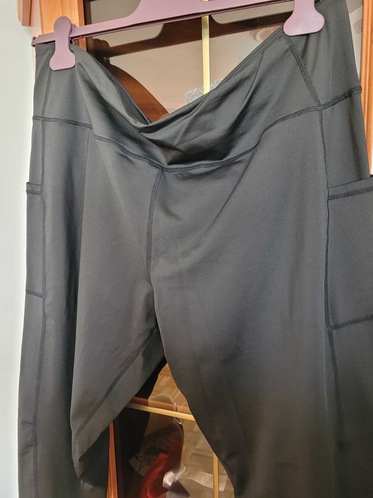 legginsy sportowe 5XL rozm. 50/52 z kieszeniami