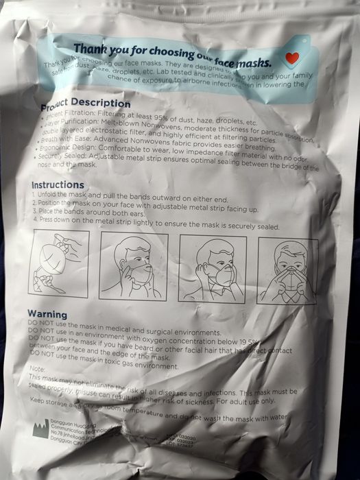 Maska maseczka medyczna IIR ffp2 kn95