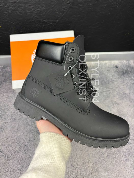 Зимові ботинки Timberland чорні тимберы кросівки бути drip