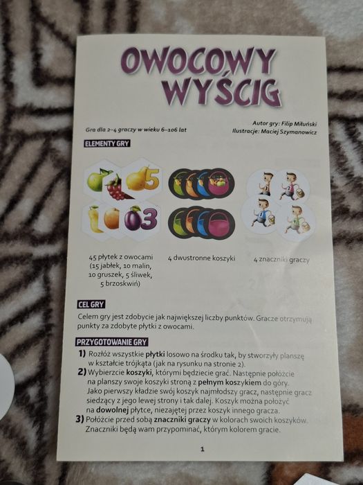 Egmont - gra Owocowy Wyścig