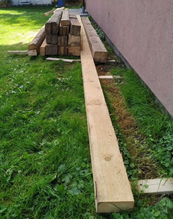 Drewno konstrukcyjne kantówki belki wiata garaż altana