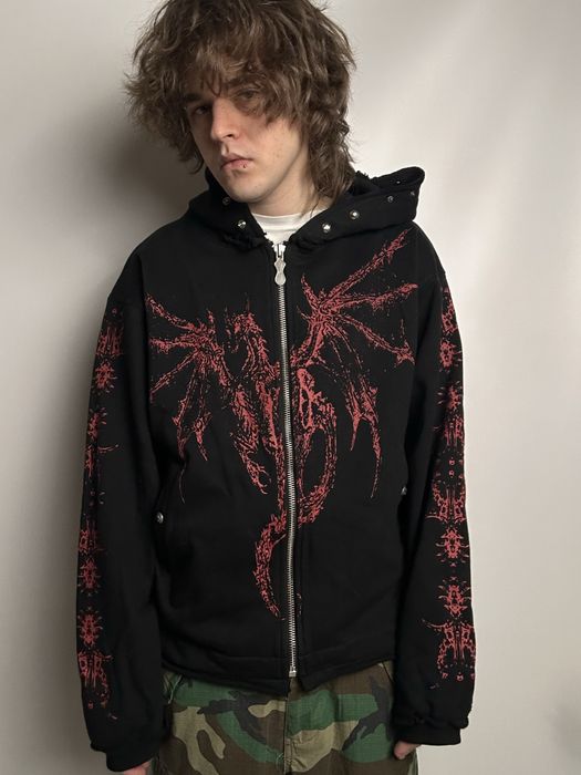 thug club зип худи архив vetements rick owens