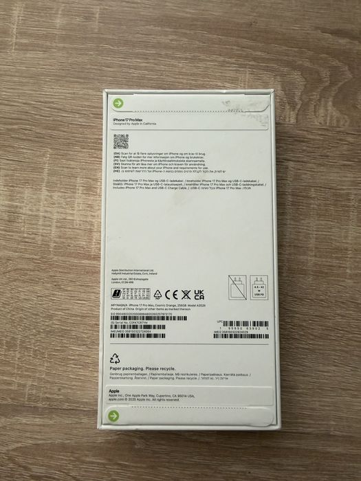 Новий! На фізичній sim Iphone 17 Pro max
