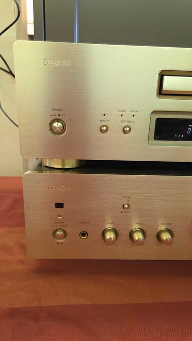 Zestaw stereo  Hi-end XLR Denon PMA-S10 + Denon DCD-S10 + piloty