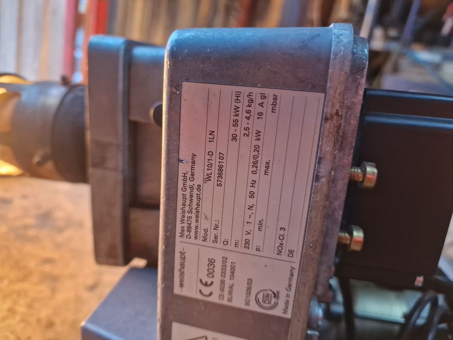 Palejowy weishaupt wl 10/1-d  30-55kw