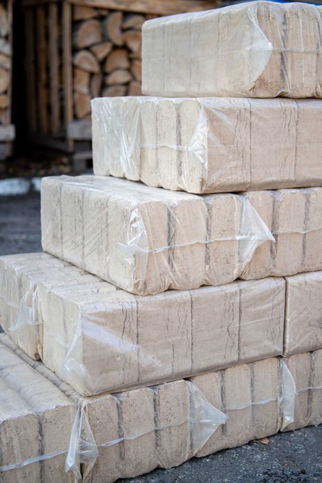 Brykiet Bukowo - Dębowy, 10kg, Dowóz, Brykiet drzewny, Brykiet