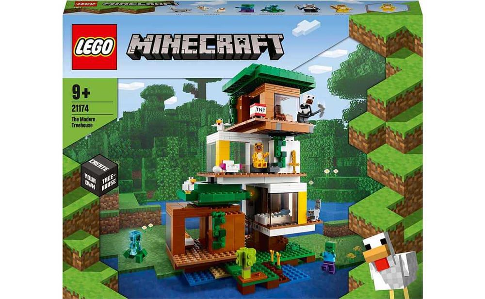 Lego Minecraft 21174 Современный домик на дереве. В наличии