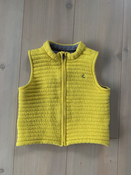 Petit Bateau kamizelka bezrękawnik 92 pikowana dzianinowa mayoral zara