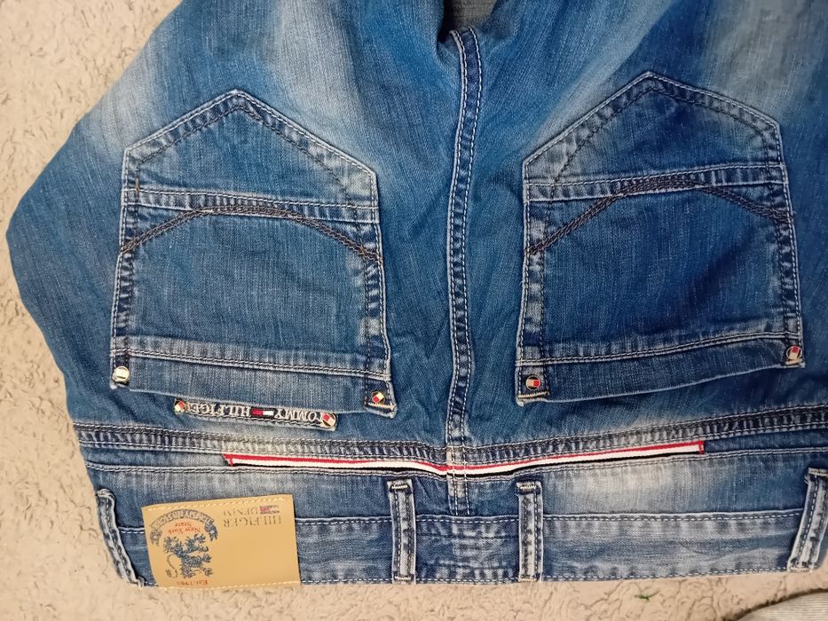 #Tommy Hilfiger spodnie jeansowe niebieskie