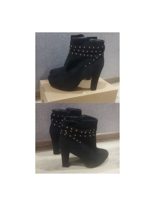 Продам! Ботильоны 40р. Каблук устойчивый.