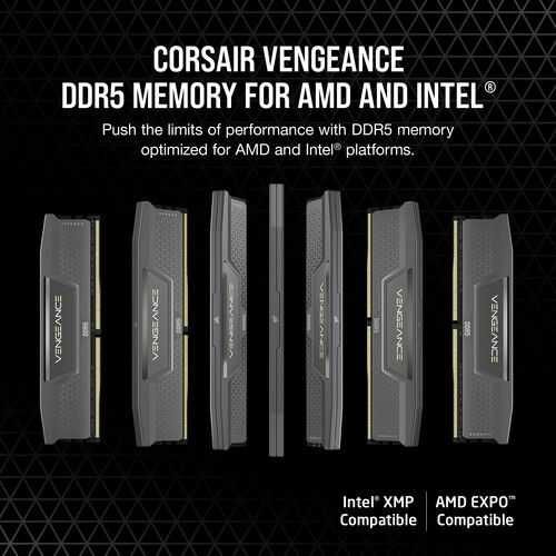 CORSAIR Vengeance 32GB (2x16GB) DDR5 6000MHz CL36 (CMK32GX5M2E6000Z36)