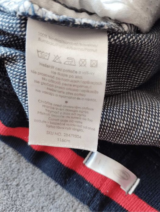 Spodnie chłopięce kieszenie gumka sznurek w pasie Pepco 116 cm