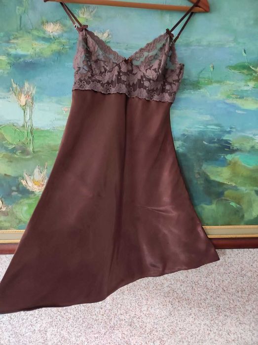 halka piżama koszulka nocna koszula sexy koronkowa satynowa