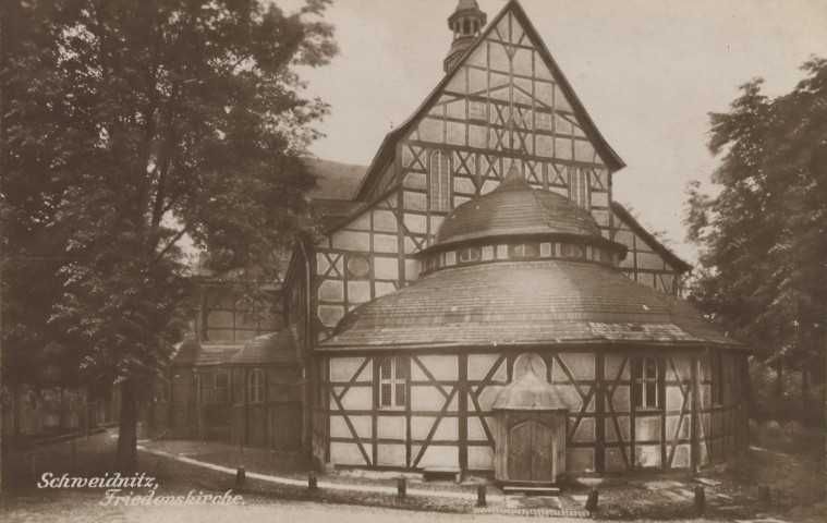 Świdnica  stara pocztówka XIX w. reprodukcja